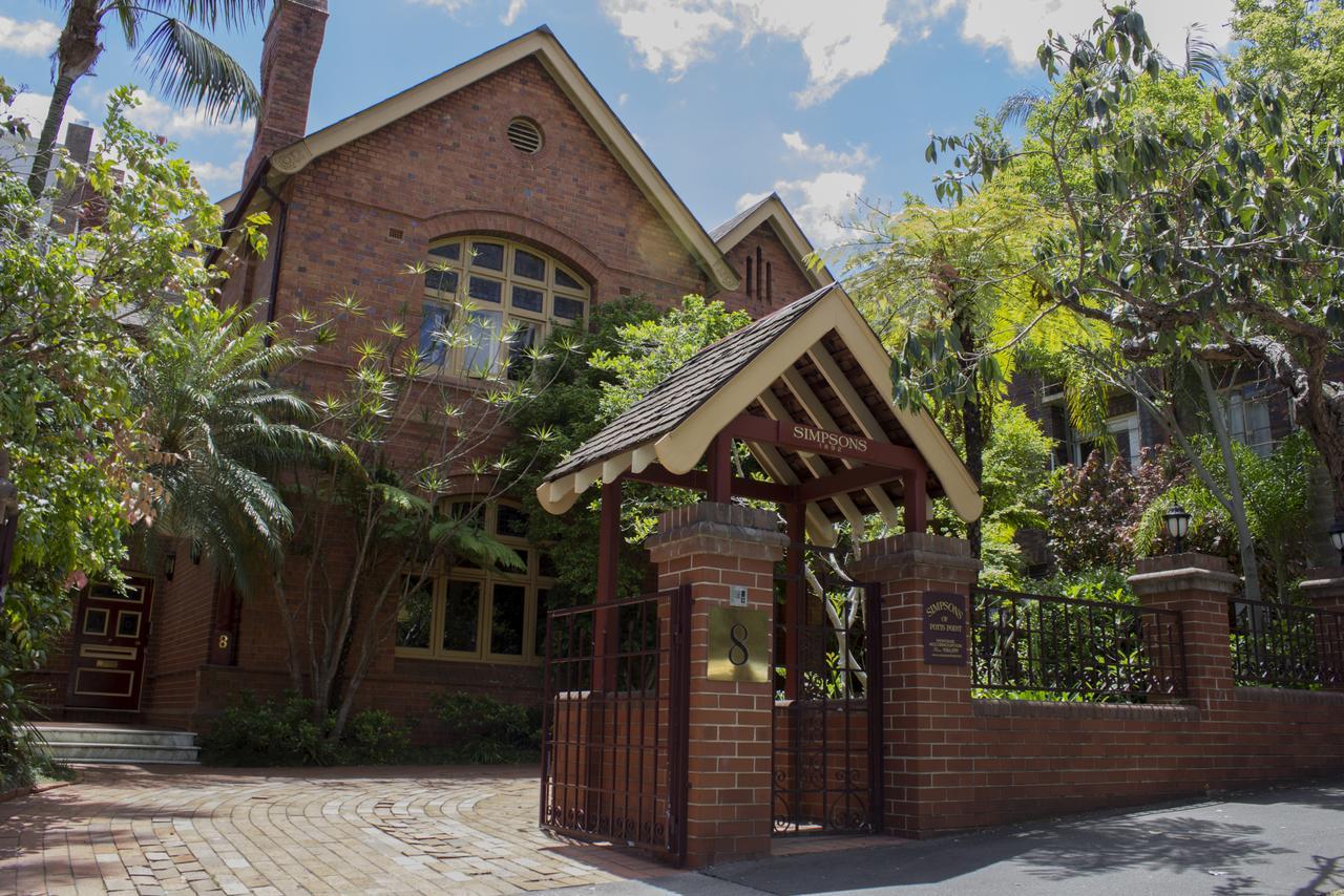 Simpsons Of Potts Point Hotel Sydney Kültér fotó
